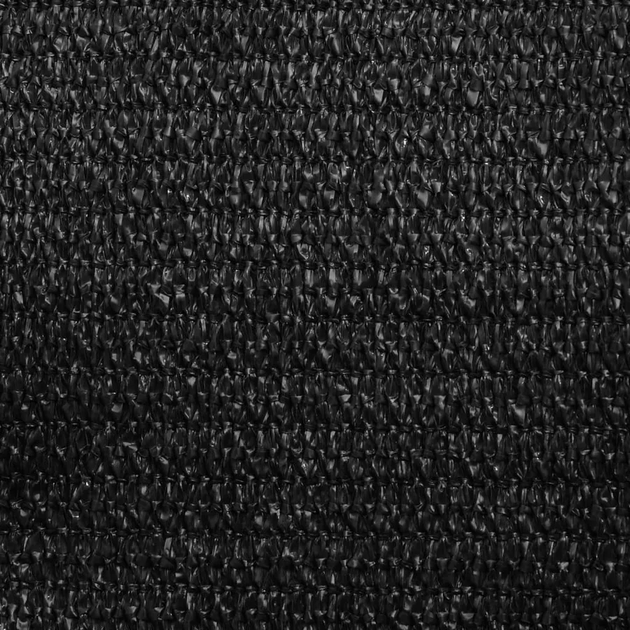 Voile d'ombrage 160 g/m² Noir 4,5x4,5 m PEHD - 9
