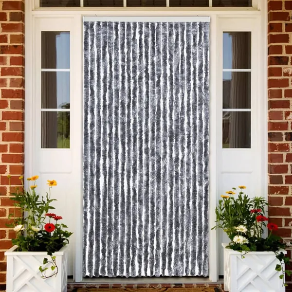 Moustiquaire Argenté 90x200 cm Chenille