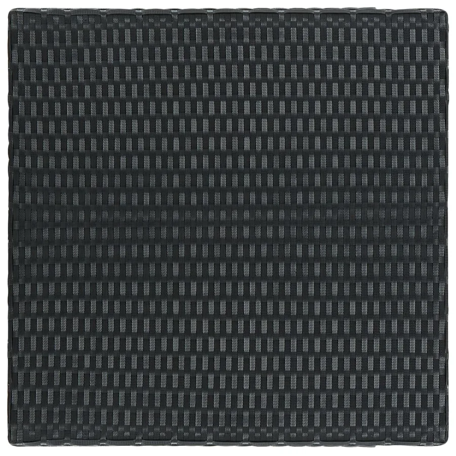Ensemble de bar d'extérieur 5 pcs coussins Résine tressée Noir - 9