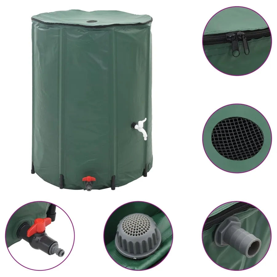 Réservoir d'eau de pluie pliable 750 L - 2