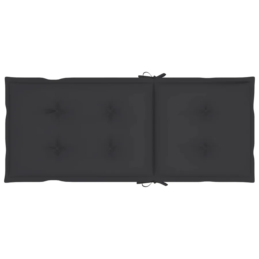 Chaises pliables de jardin lot de 6 avec coussins Bois d'acacia - 10