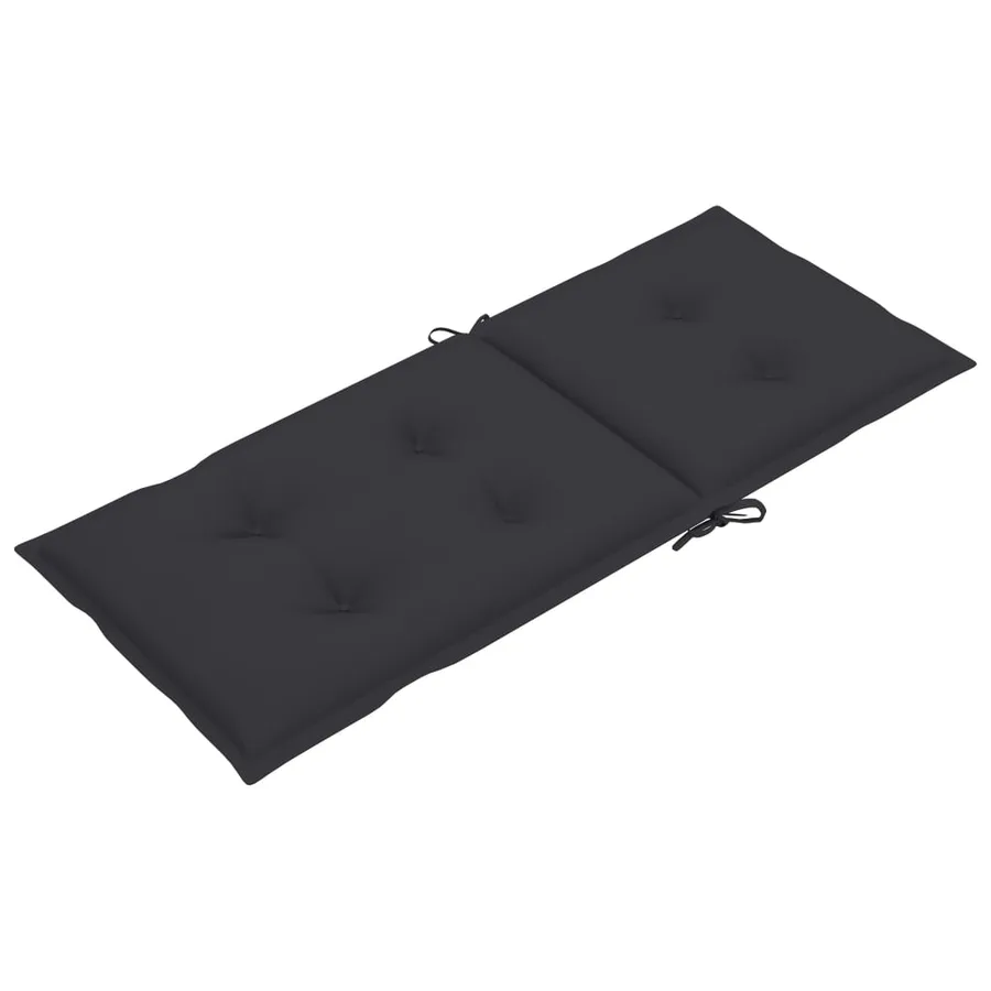 Chaises pliables de jardin lot de 6 avec coussins Bois d'acacia - 9