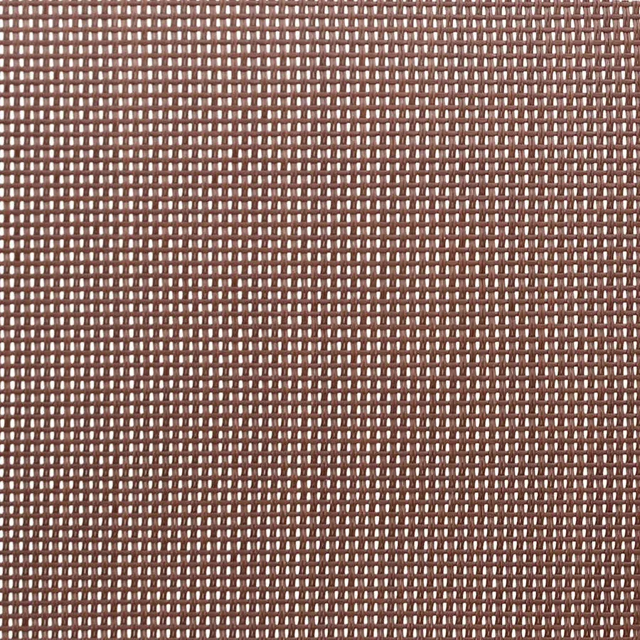 Chaises empilables de jardin lot de 4 Marron Tissu textilène - 12