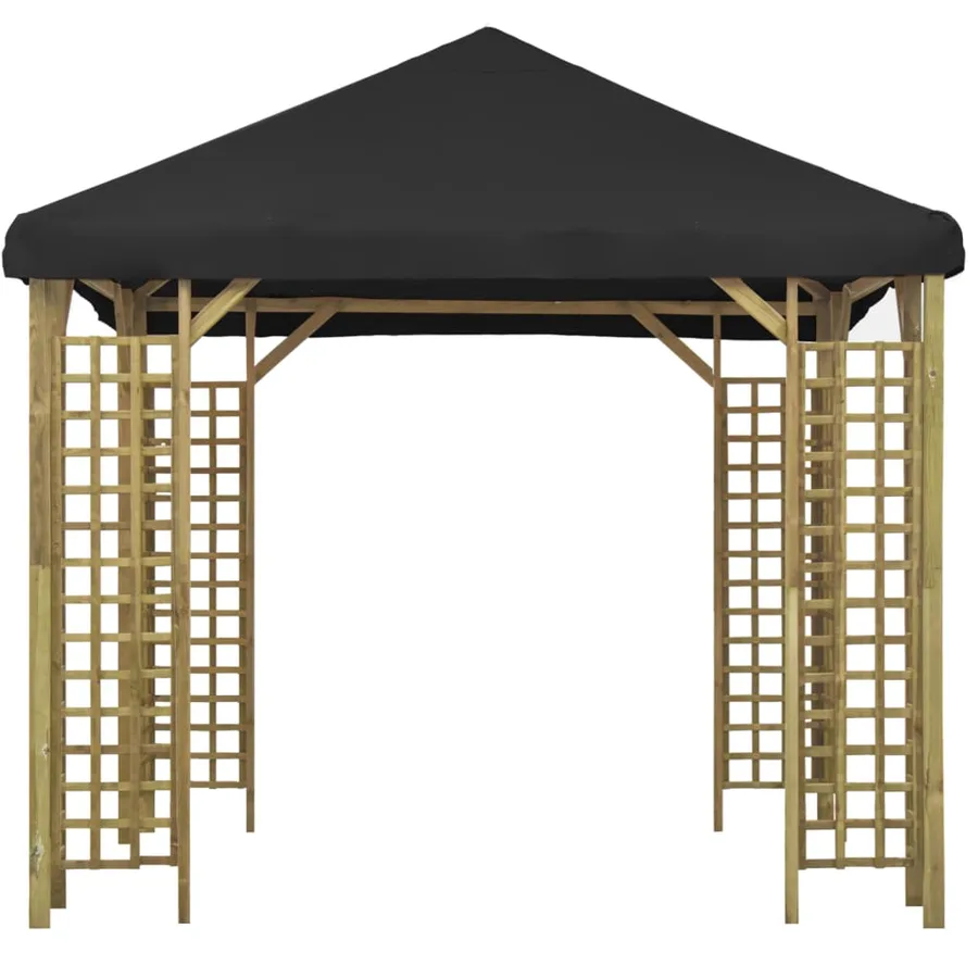 Belvédère 3x3 m Anthracite - 2