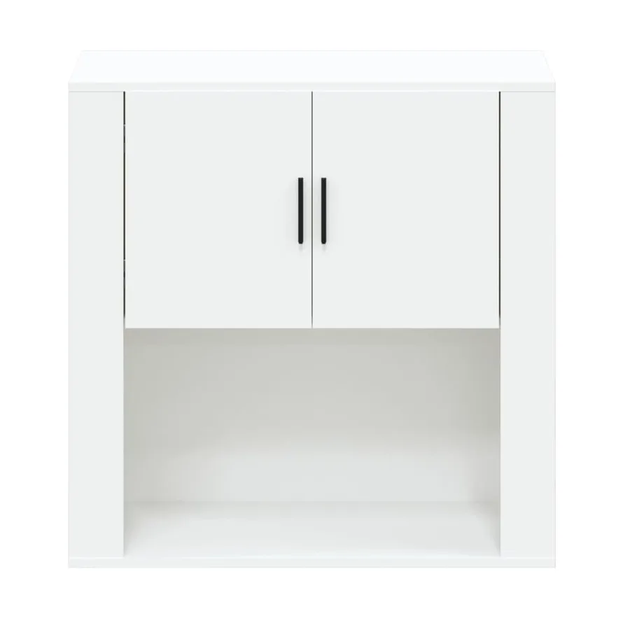 Armoire murale Blanc 80x33x80 cm Bois d'ingénierie - 3