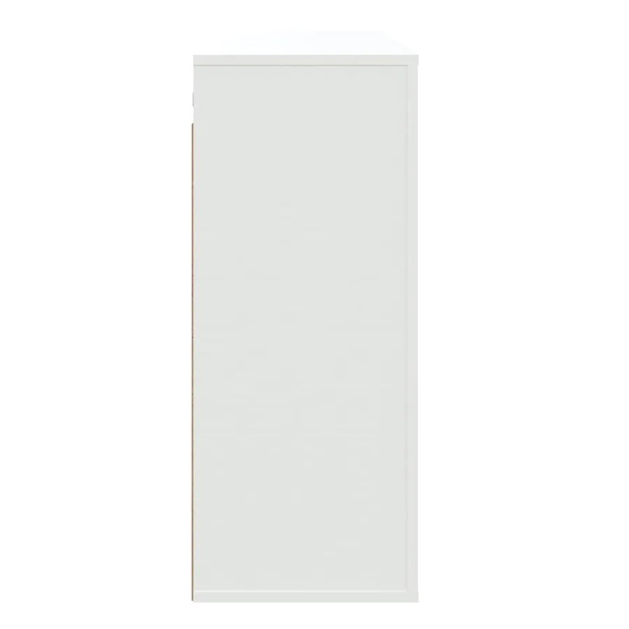 Armoire murale Blanc 80x33x80 cm Bois d'ingénierie - 5