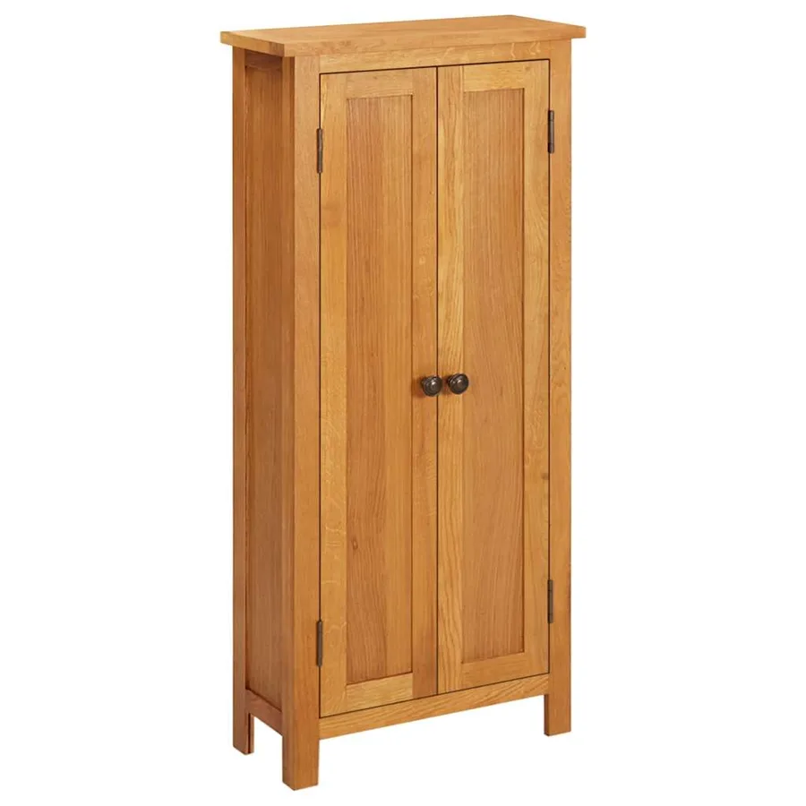 Armoire de rangement 50x22x110 cm Bois de chêne massif - 2