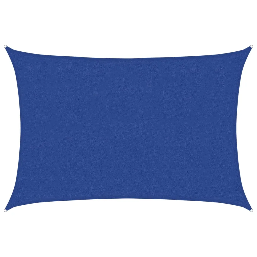 Voile d'ombrage 160 g/m² Bleu 2,5x4 m PEHD - 2