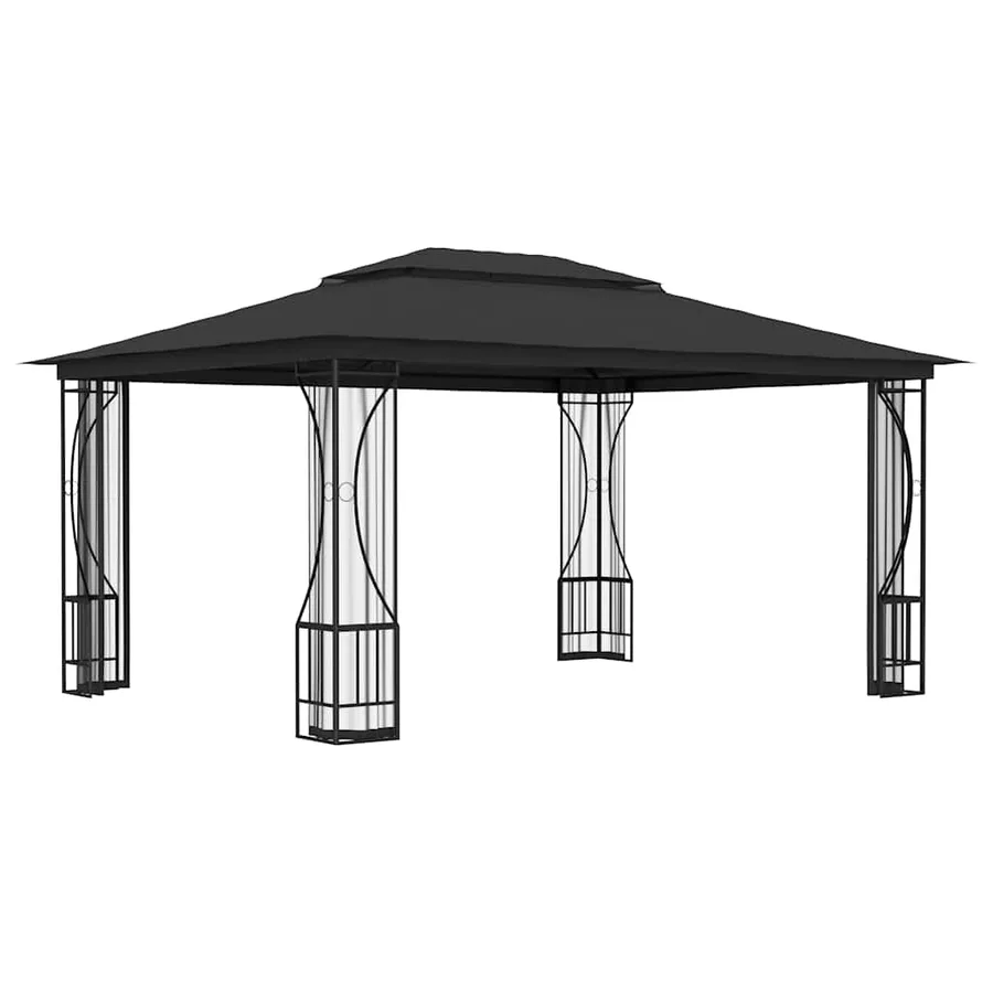 Tonnelle avec moustiquaire 300x400x265 cm Anthracite - 3