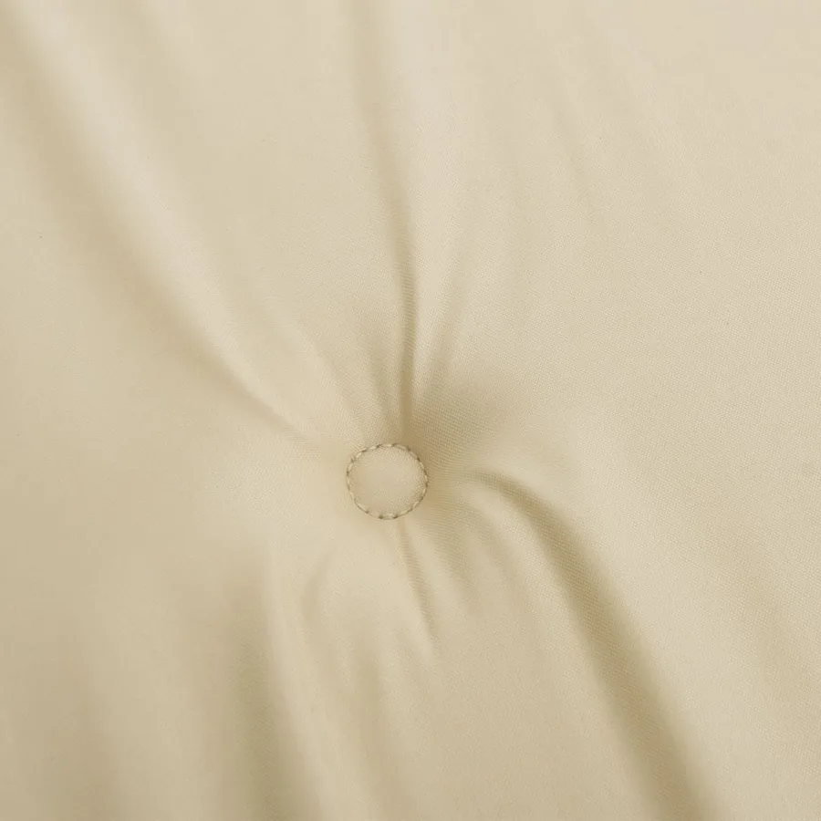 Coussins de chaise de jardin à dossier bas lot de 4 beige - 8