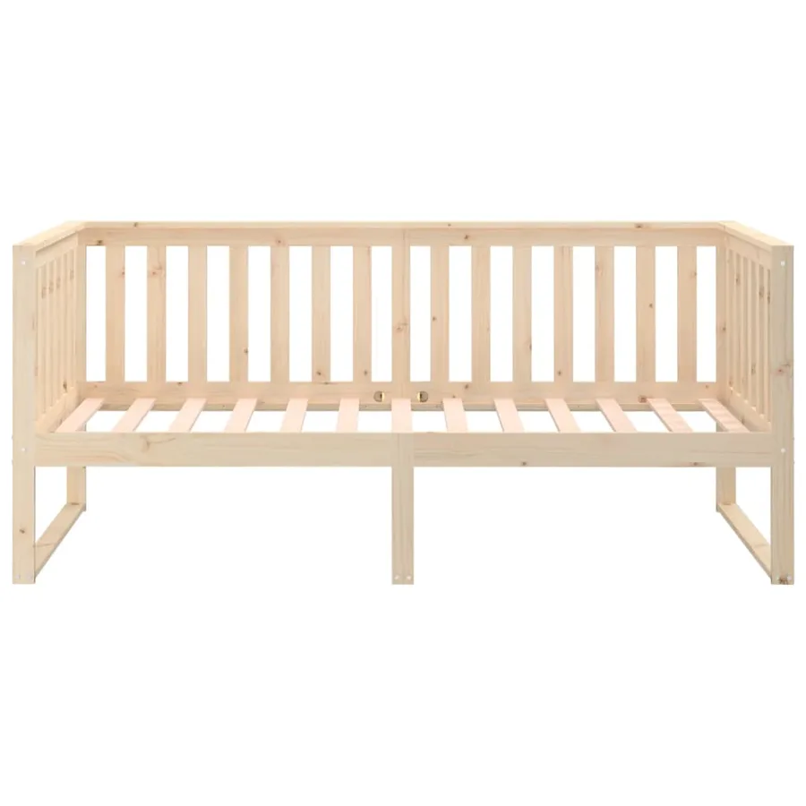 Lit de jour sans matelas 90x200 cm bois de pin massif - 8