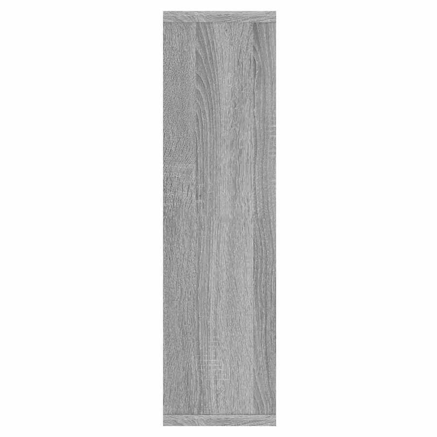 Armoire à miroir avec LED Sonoma gris 76x15x55 cm - 8