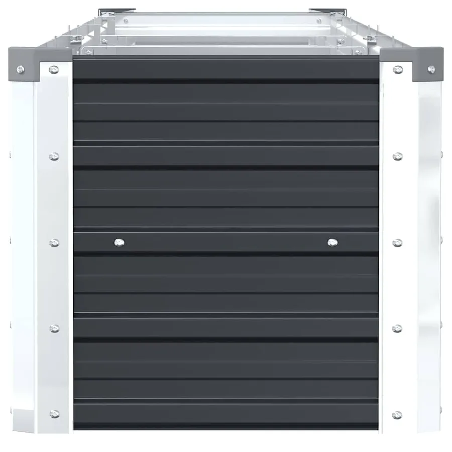 Lit surélevé de jardin Acier galvanisé 320x40x45 cm Anthracite - 5