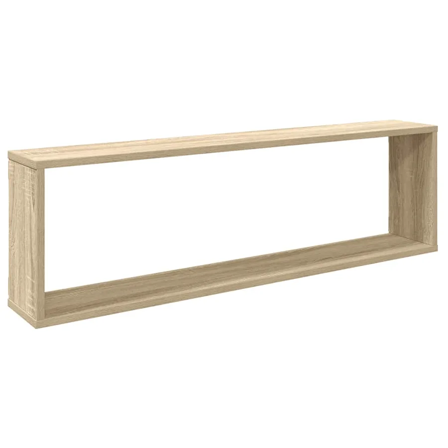 Étagères cube murales 4 pcs chêne sonoma bois d'ingénierie - 5