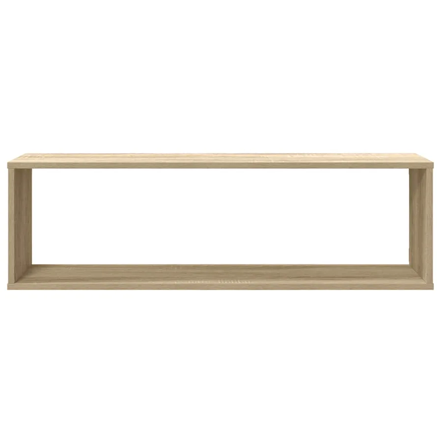 Étagères cube murales 4 pcs chêne sonoma bois d'ingénierie - 6