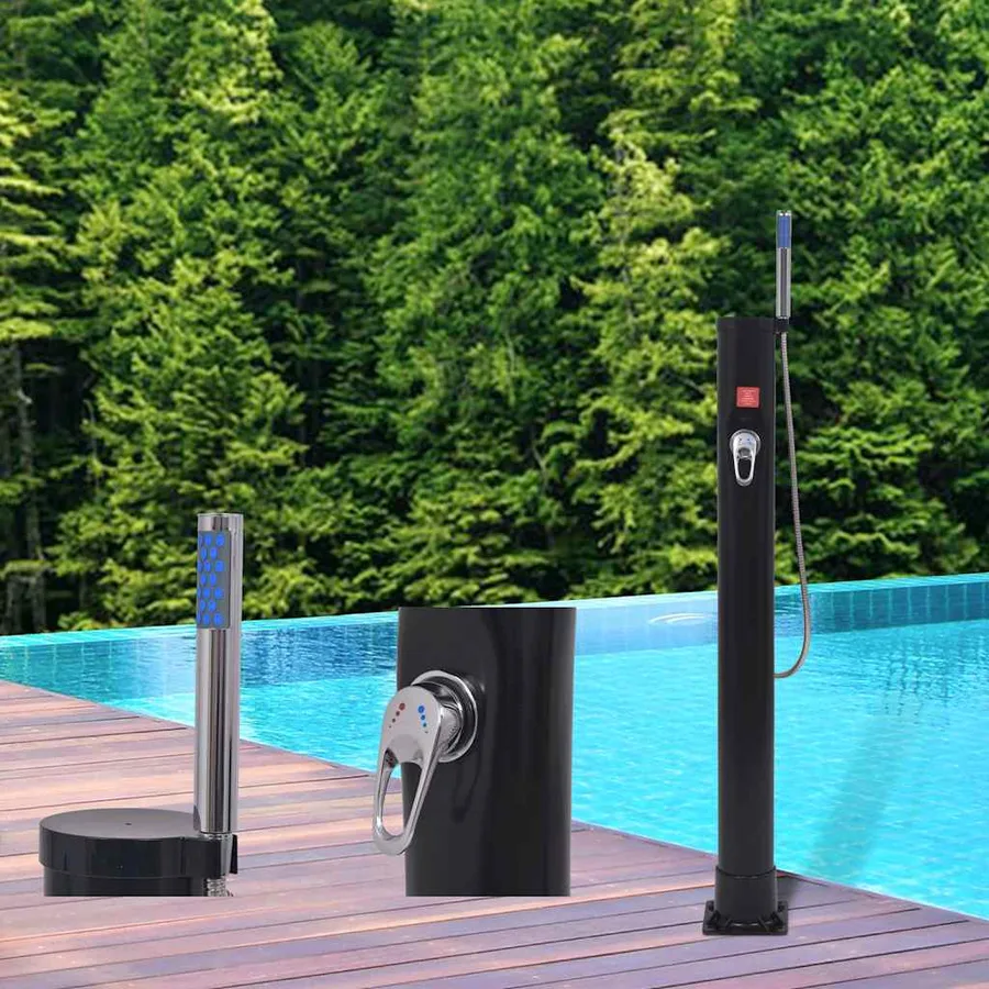 Douche solaire 8 L PVC Acier - 10