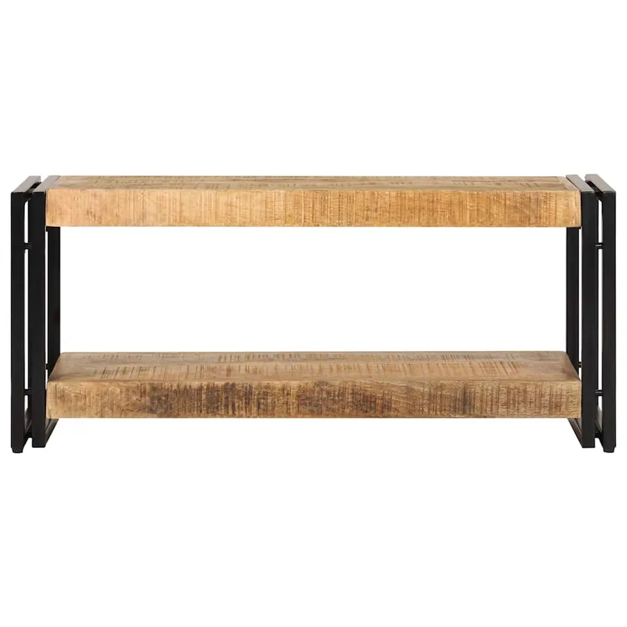 Meuble TV 90x30x40 cm Bois de manguier massif - 2