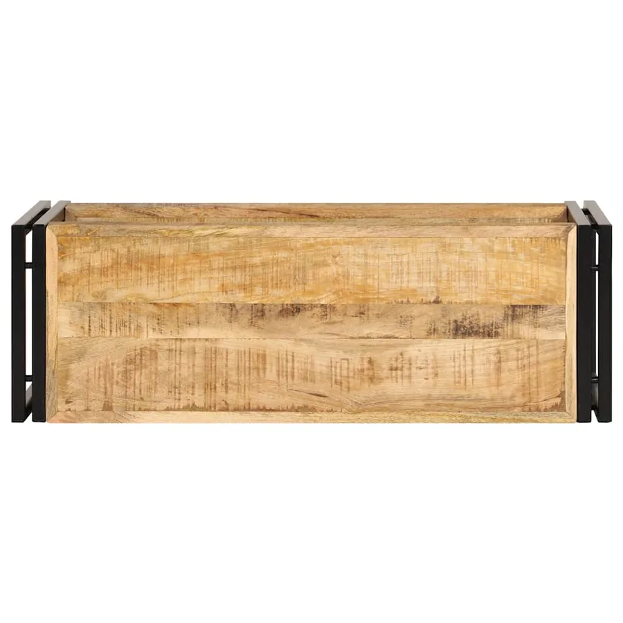 Meuble TV 90x30x40 cm Bois de manguier massif - 3