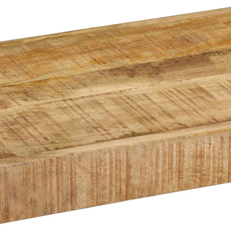 Meuble TV 90x30x40 cm Bois de manguier massif - 7