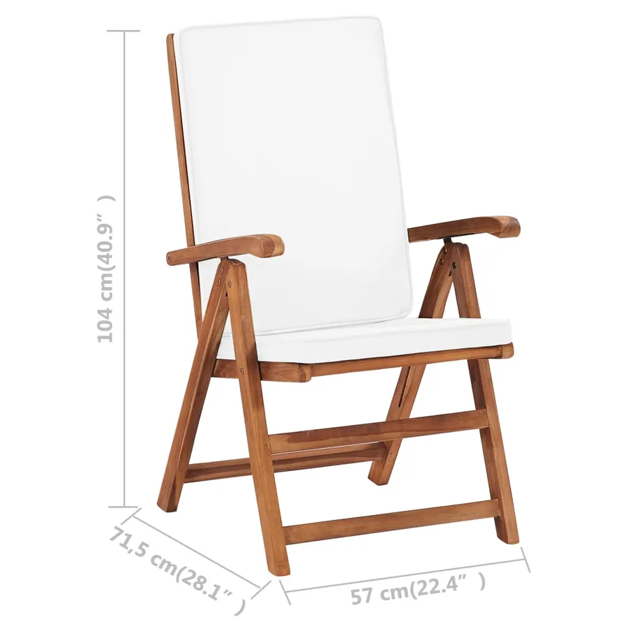 Ensemble à manger de jardin 9 pcs coussins Bois de teck massif - 12