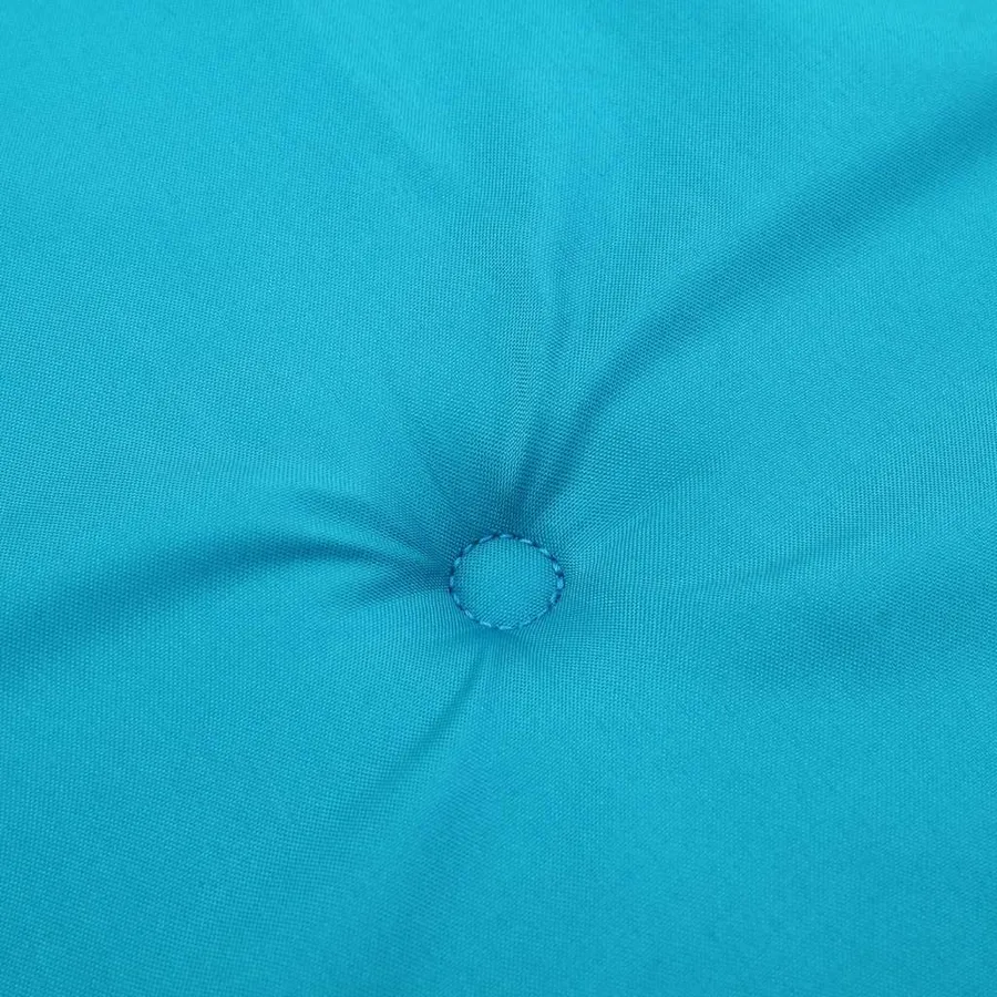 Coussin de chaise longue turquoise tissu oxford - 7