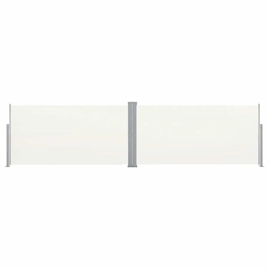 Auvent latéral rétractable 160x600 cm Crème - 2