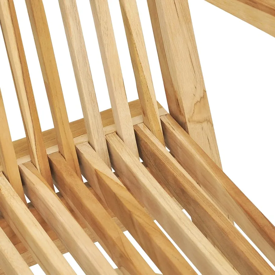 Ensemble à manger d'extérieur 5pcs Bois solide de teck - 14