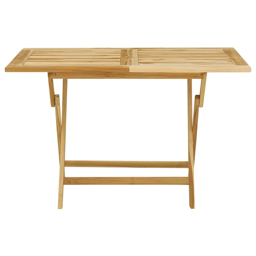Ensemble à manger d'extérieur 5pcs Bois solide de teck - 4