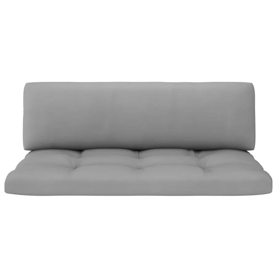 Canapé central palette de jardin Gris Bois de pin imprégné - 6