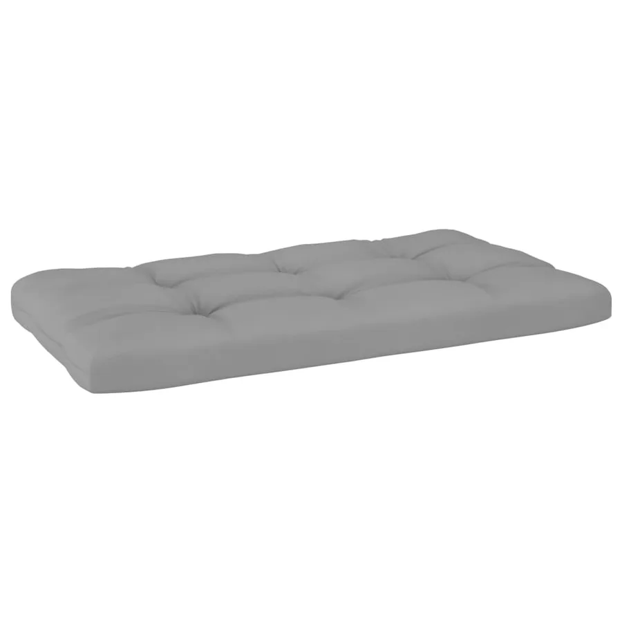 Canapé central palette de jardin Gris Bois de pin imprégné - 7