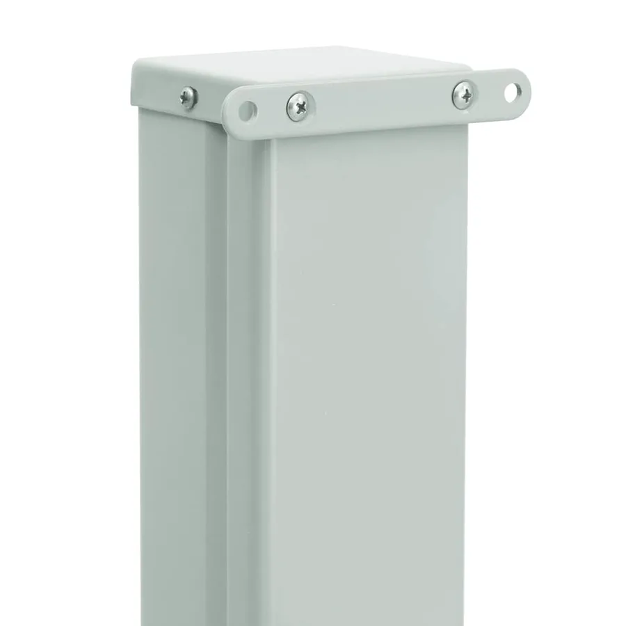 Auvent latéral rétractable de patio 140x600 cm Gris - 9