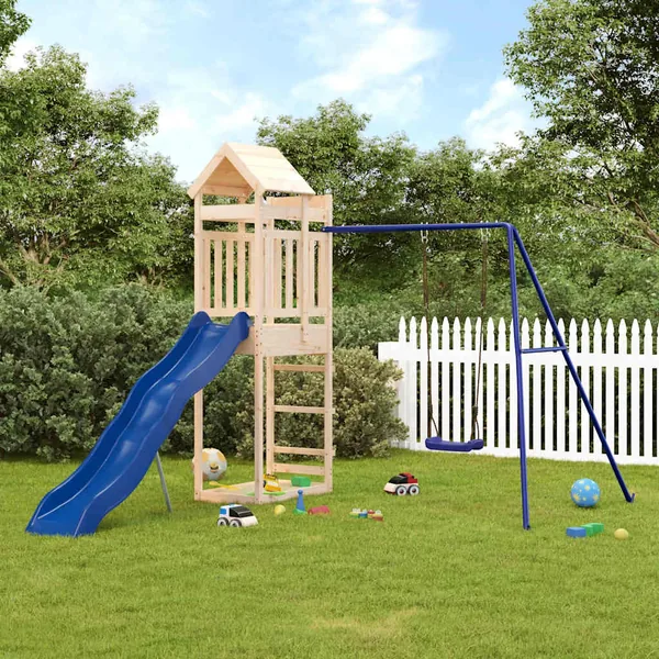 Aire de jeux d'extérieur bois de pin massif