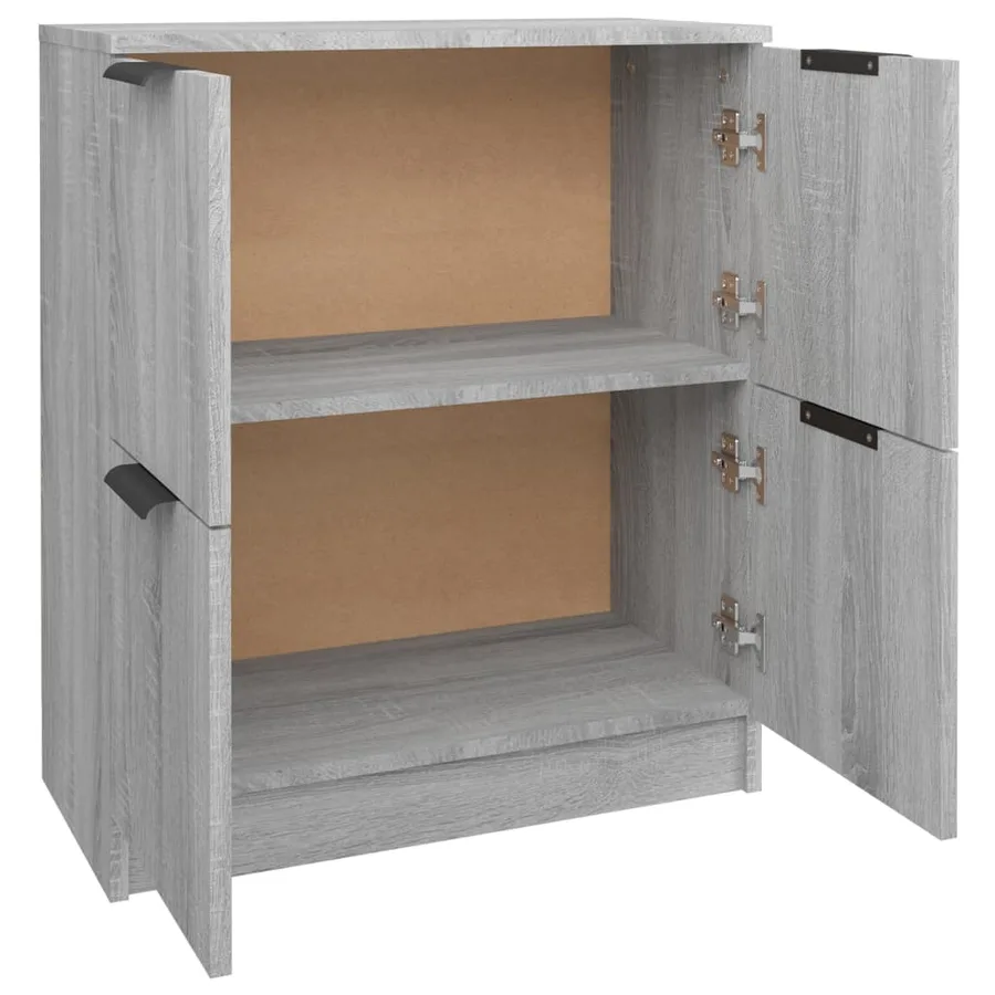 Buffet Sonoma gris 60x30x70 cm Bois d'ingénierie - 7