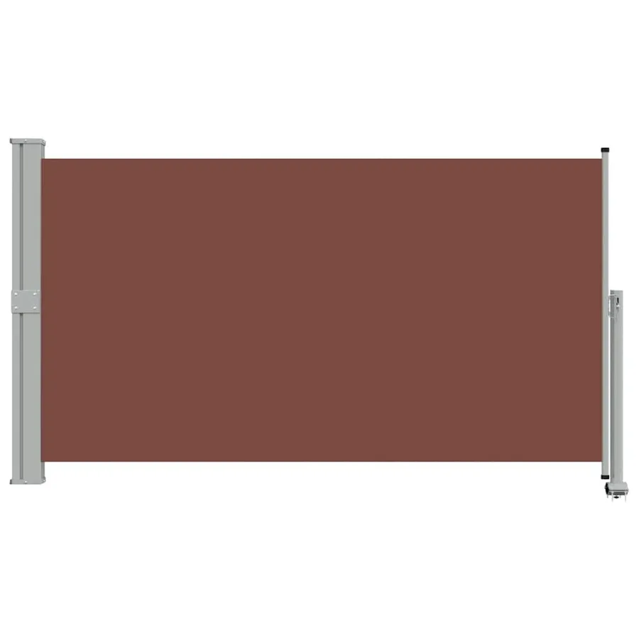 Auvent latéral rétractable de patio 140 x 300 cm Marron - 4