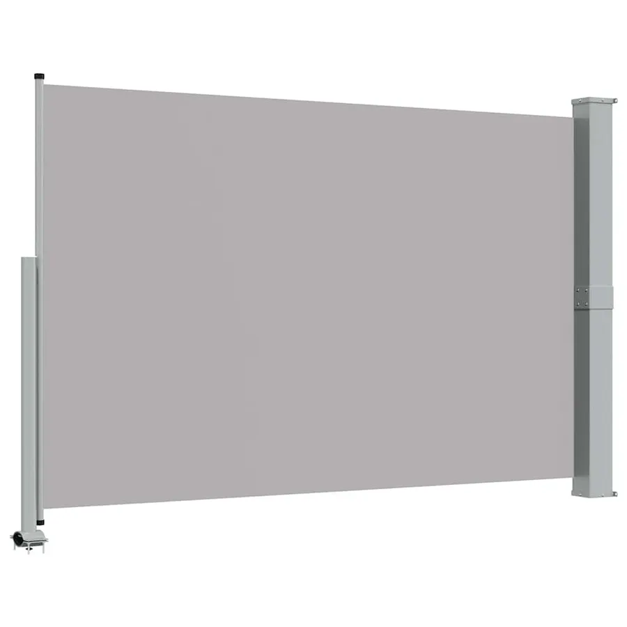 Auvent latéral rétractable de patio 160 x 300 cm Gris - 7