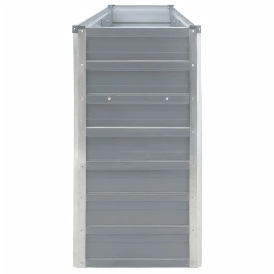 Jardinière 320x40x77 cm Acier galvanisé Gris - 4