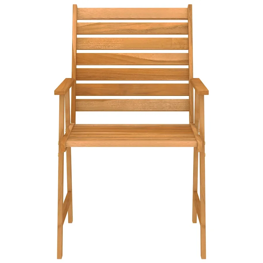 Ensemble à manger de jardin 7 pcs Bois d'acacia solide - 6