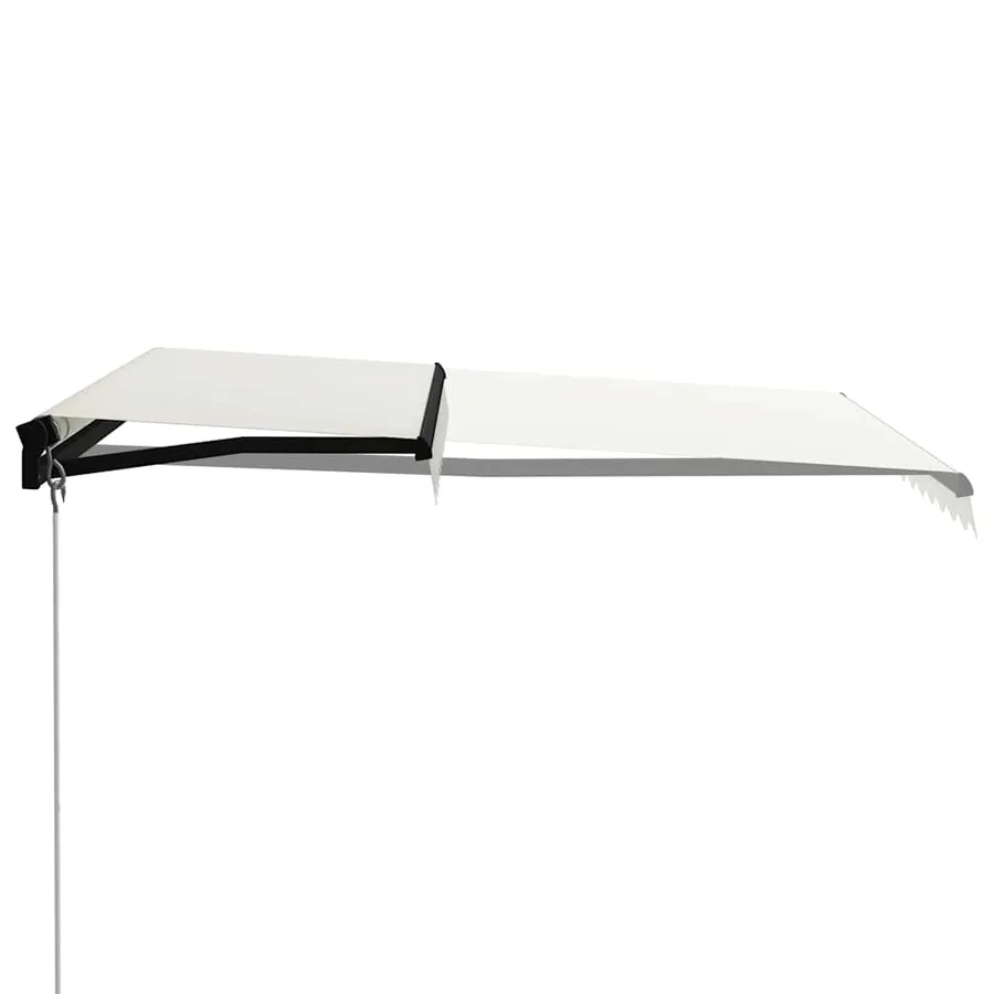 Auvent manuel rétractable 300x250 cm Crème - 2