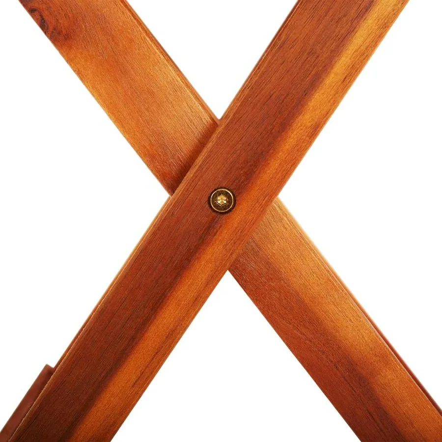 Ensemble à manger d'extérieur pliable 3 pcs Bois d'eucalyptus - 13
