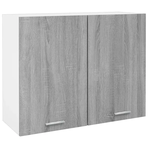 Armoire suspendue "Lyon" Gris Sonoma 80 x 31 x 60 cm Bois d'ingénierie