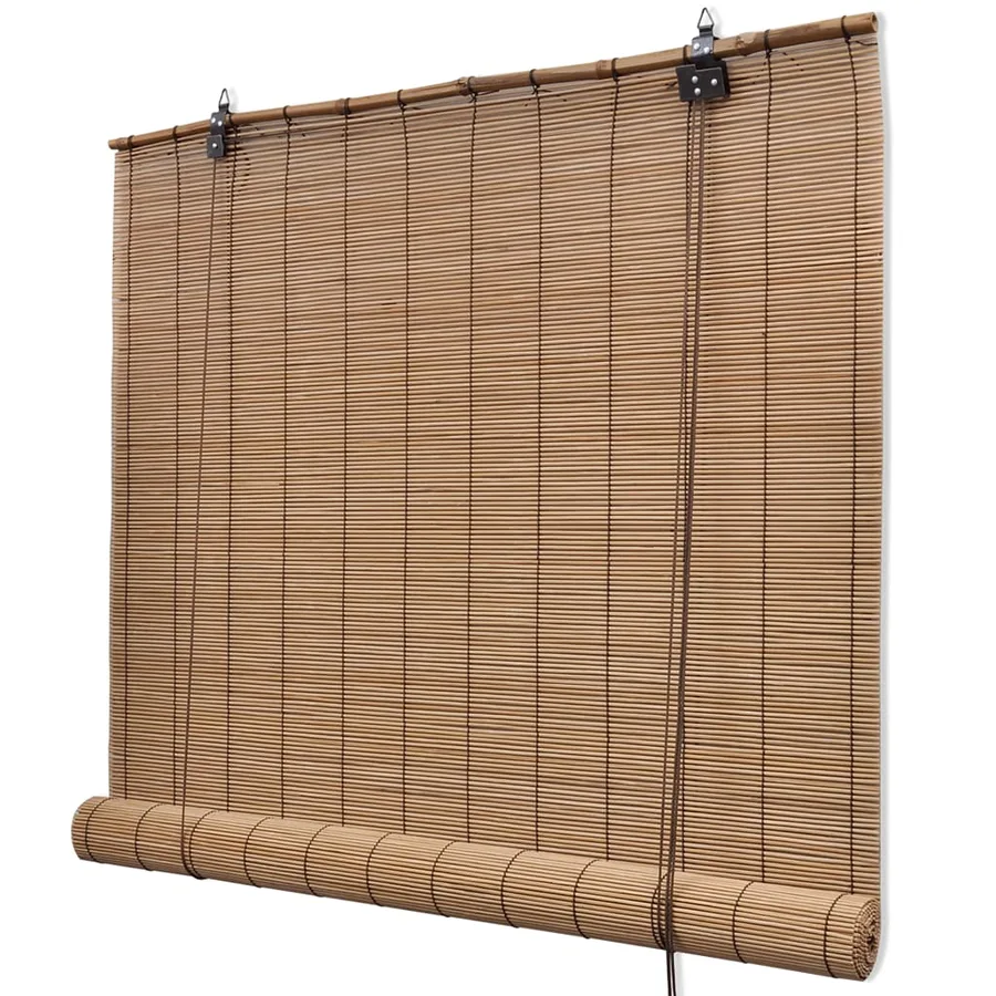 Stores roulants en bambou 2 pcs 150x220 cm Marron - 3