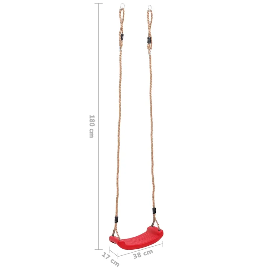 Siège de balançoire pour enfants Rouge - 6