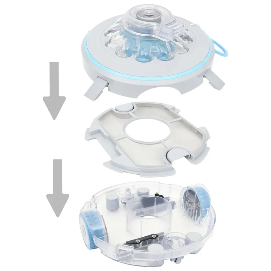 Robot nettoyeur de piscine sans fil 27 W - 3
