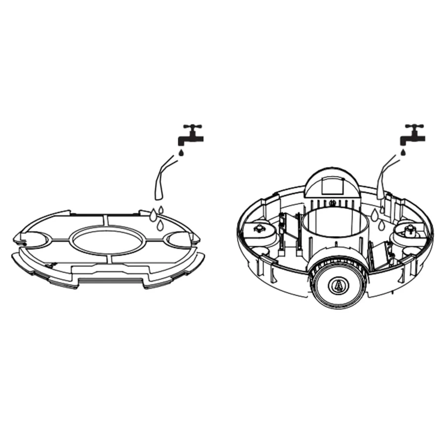 Robot nettoyeur de piscine sans fil 27 W - 9
