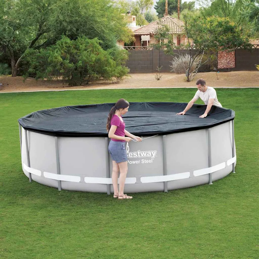 Bestway Couverture de piscine Flowclear 427 cm - 4