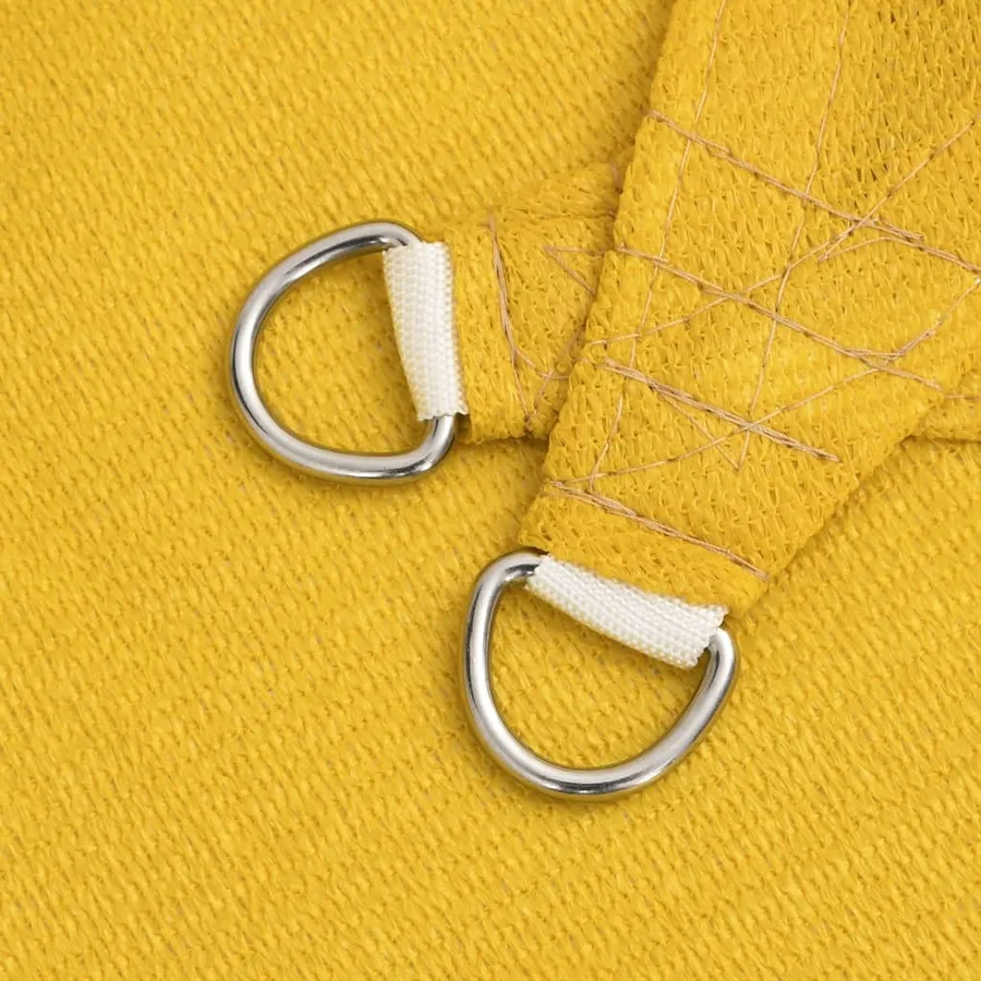 Voile d'ombrage 160 g/m² Jaune 3x4,5 m PEHD - 5