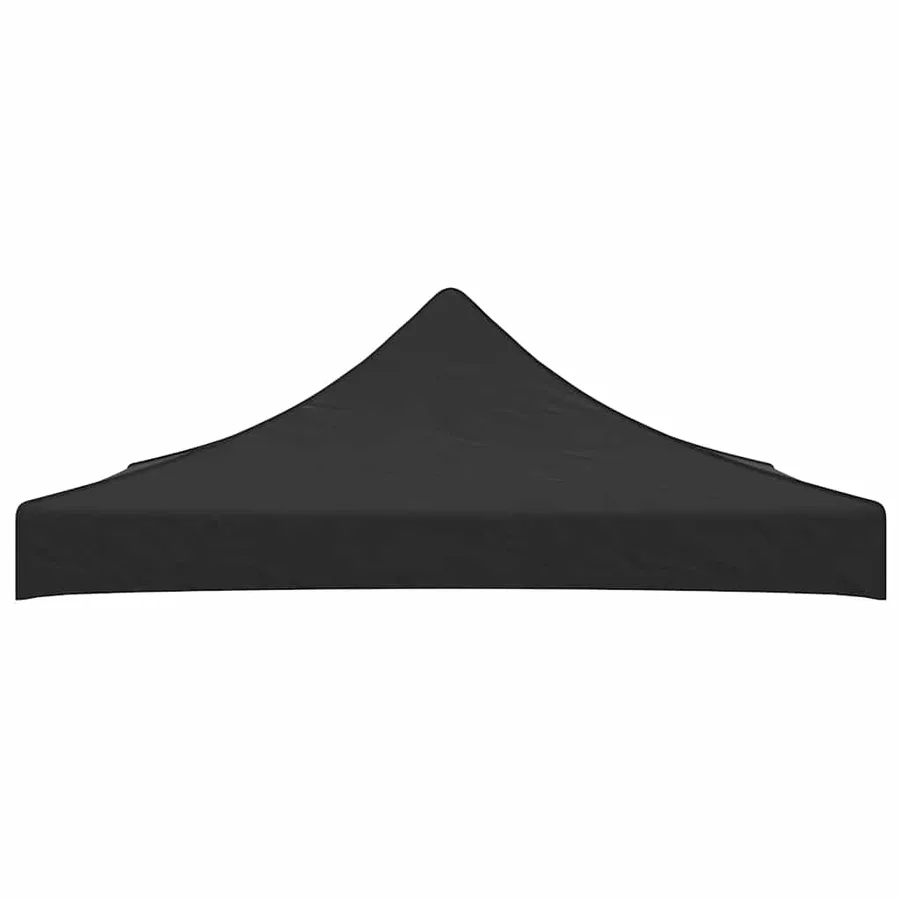 Toit de tente de réception 3x3 m Noir 270 g/m² - 3