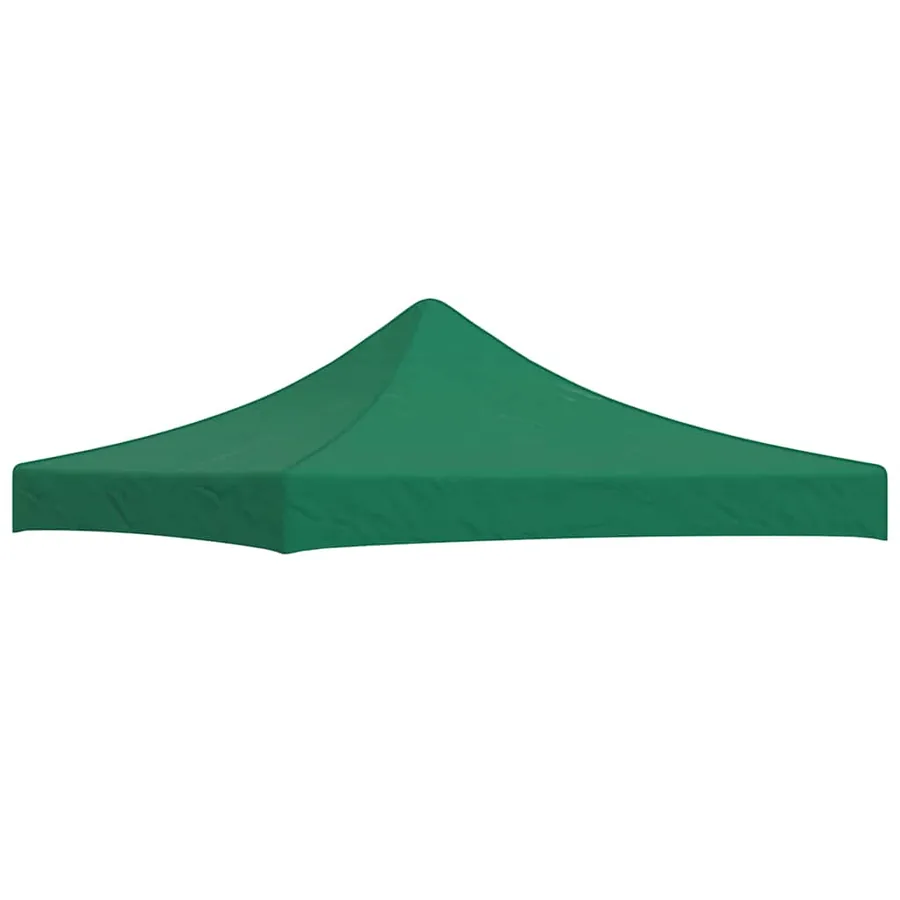 Toit de tente de réception 3x3 m Vert 270 g/m²