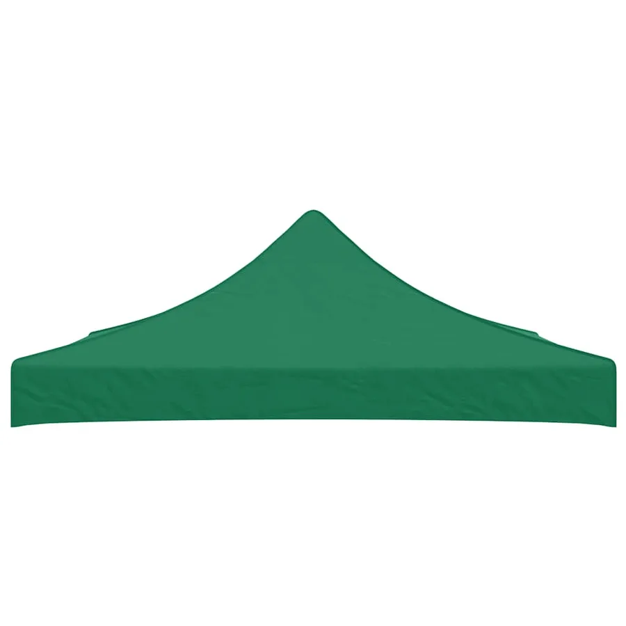 Toit de tente de réception 3x3 m Vert 270 g/m² - 3