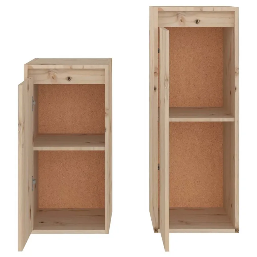 Meubles TV 2 pcs Bois massif de pin - 4